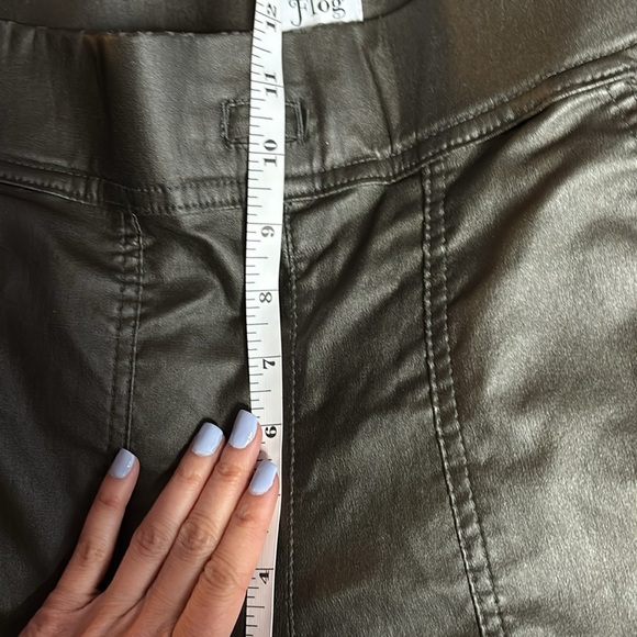 Bevy Flog Stylish Black Faux Leather Joggers size 25 - Picture 2 of 15